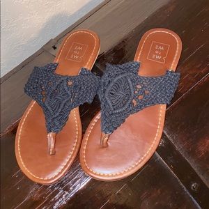 Black Crochet Sandals